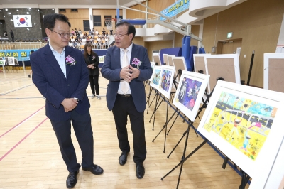  민경선 고양시장, 2026 고양특례시장배 학생 바둑대회서 축사1