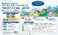 부천도시공사, 2027년 예산 편성 위한‘주민참여예산 제안사업’공모