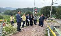 고찬석 건설교통위원장, 위험도로 개선·우선 보도설치 현장 점검