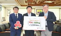 모바일파킹 유한회사, 추석 맞아 백미 500kg 부평구에 전달